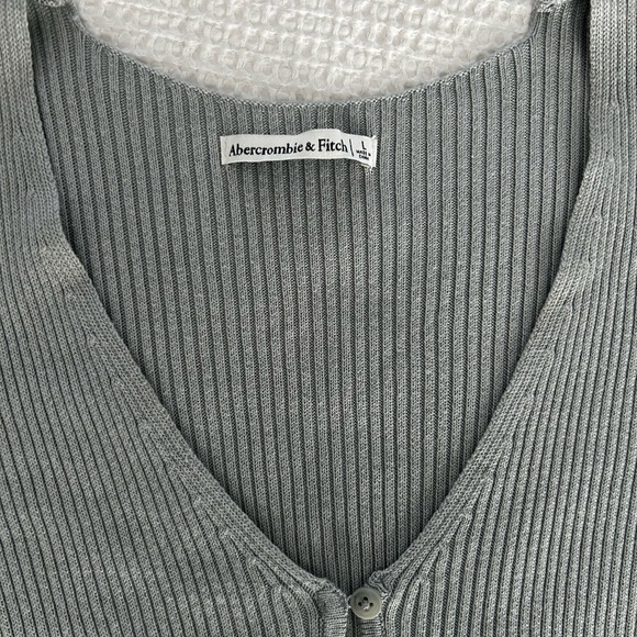 Abercrombie Gray Ribbed Dress - Picture 2 of 3